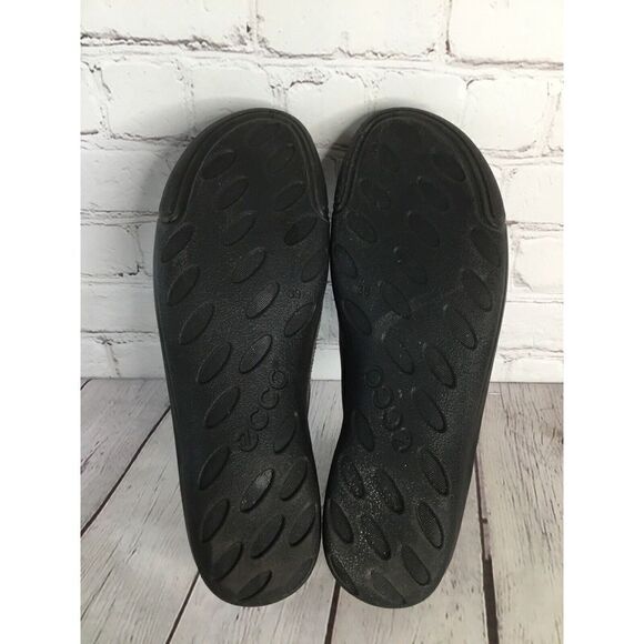 Ecco Women's Loafers Slip On Shoes Brown One Strap Leather Size 39 ( 8-8,5) - Picture 11 of 12